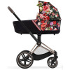 Коляска 2 в 1 Cybex Priam 4.0 Spring Blossom Dark