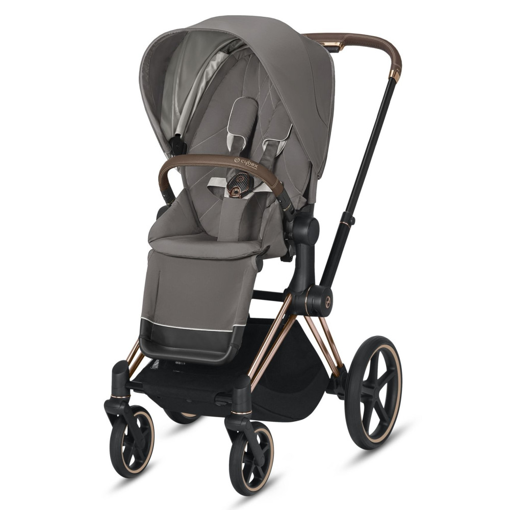 Прогулянкова коляска Cybex Priam Rose Gold Soho Grey