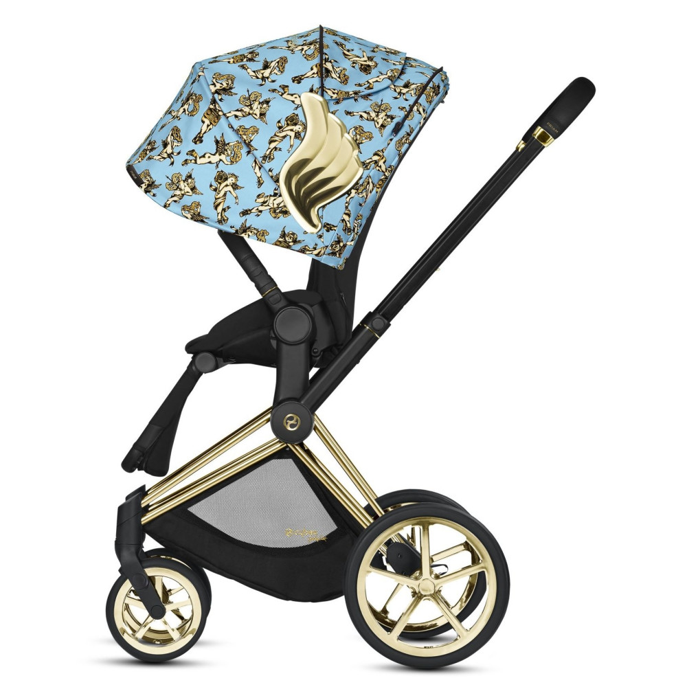 Прогулочная коляска Cybex Priam 3.0 by Jeremy Scott Cherubs Blue