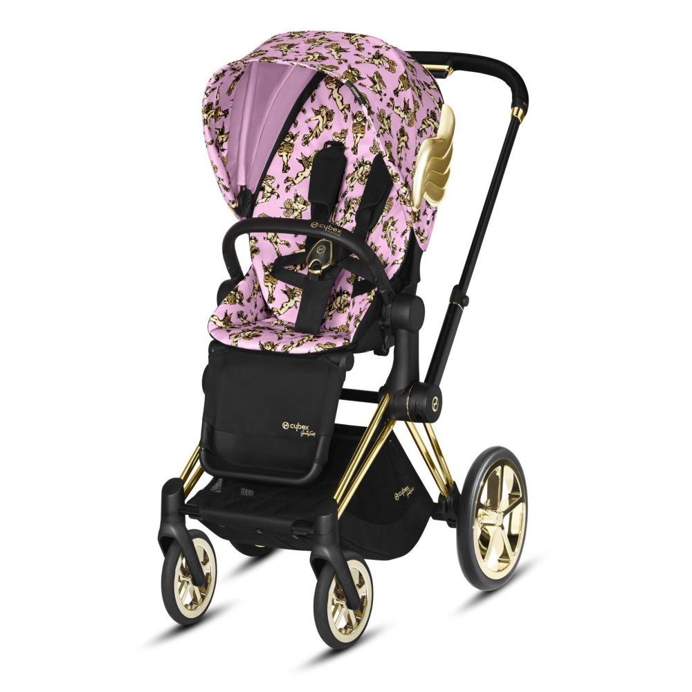 Прогулочная коляска Cybex Priam 3.0 by Jeremy Scott Cherubs Pink