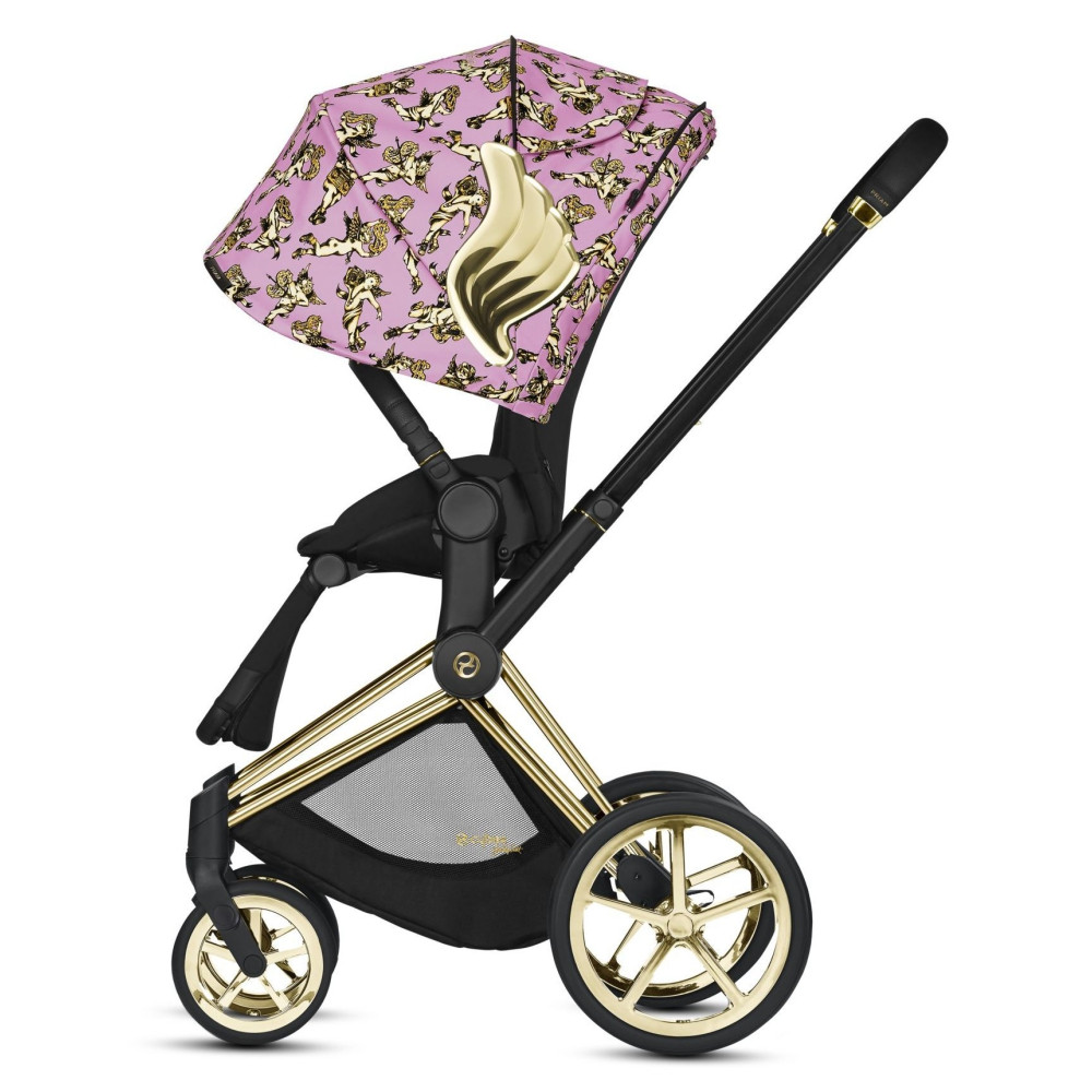 Прогулочная коляска Cybex Priam 3.0 by Jeremy Scott Cherubs Pink