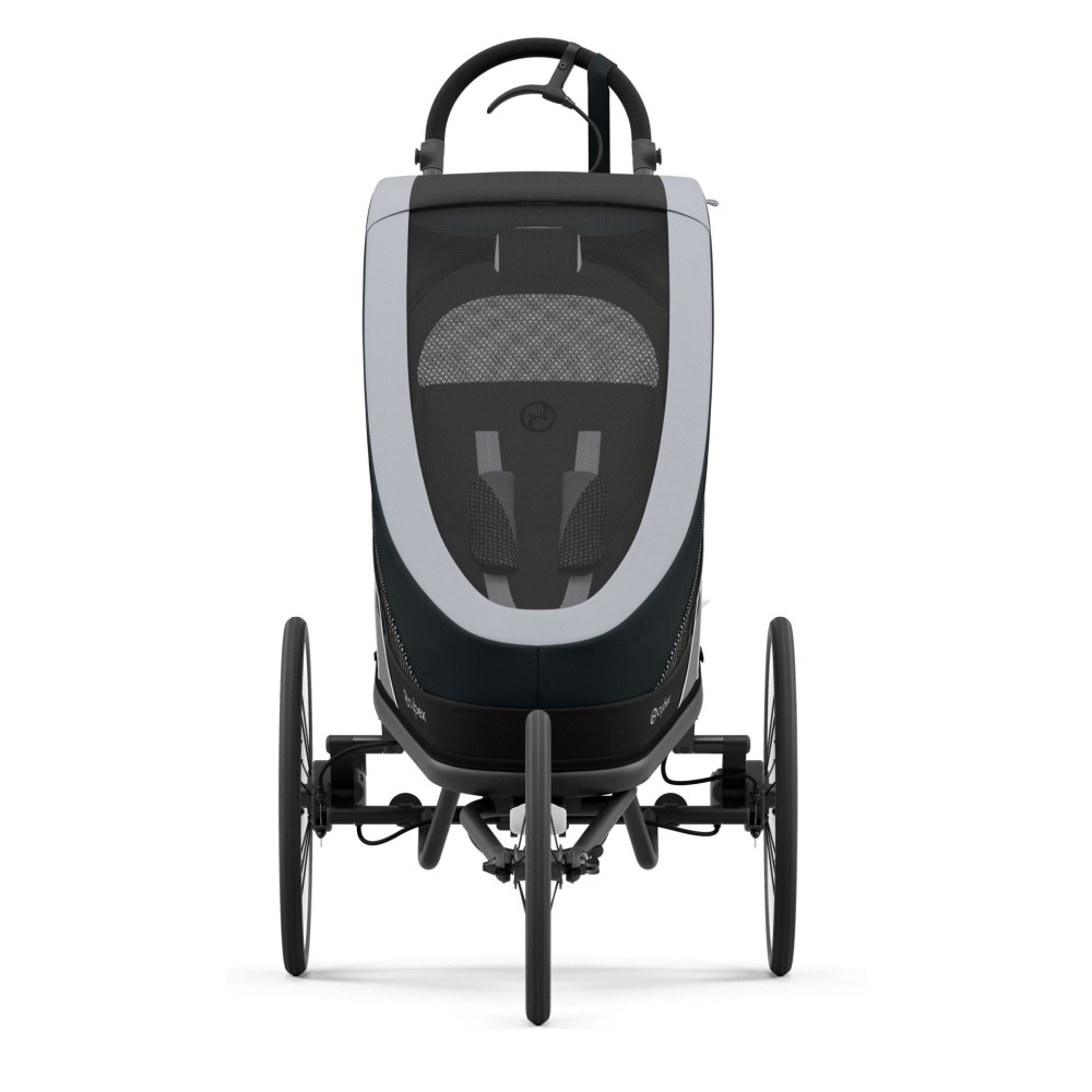 Коляска для бігу Cybex Zeno All Black & Cream Orange