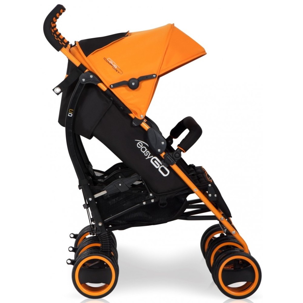 Коляска для двойни EasyGo Duo Comfort Orange