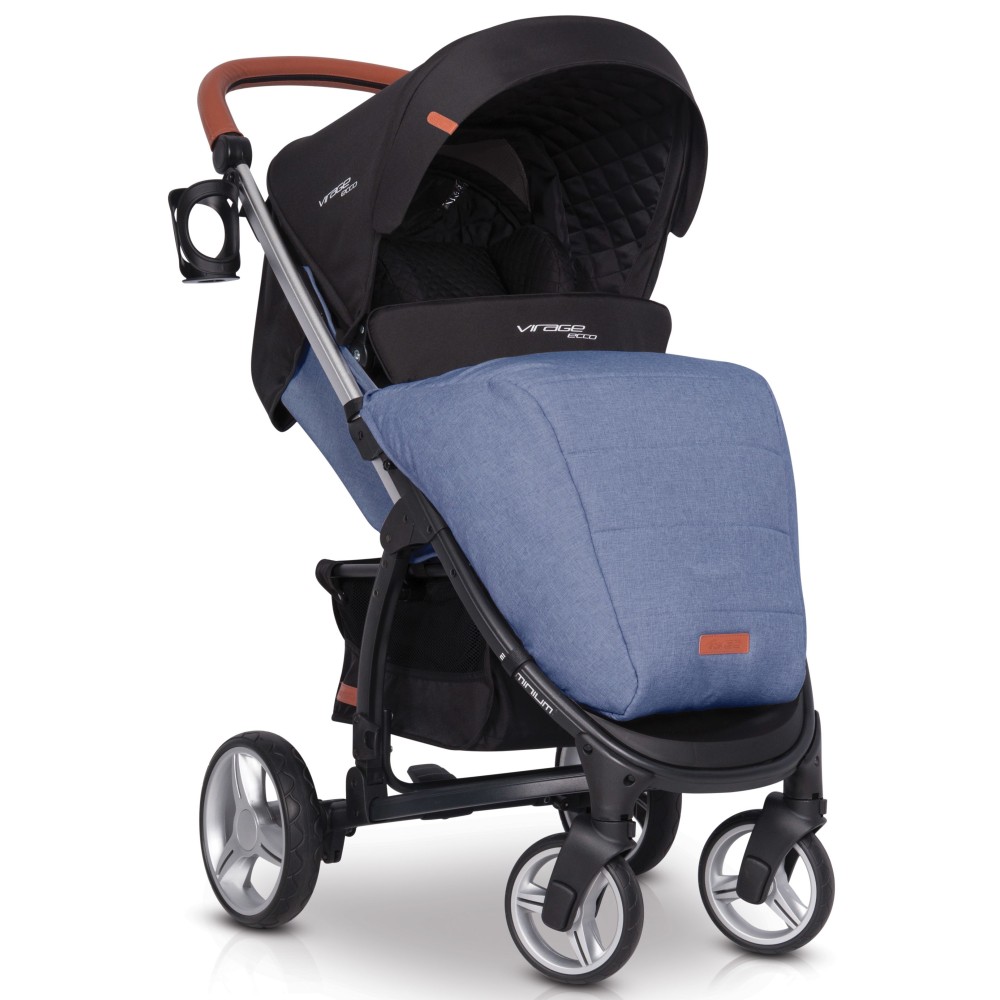 Коляска 3 в 1 EasyGo Virage Ecco 2019 Denim