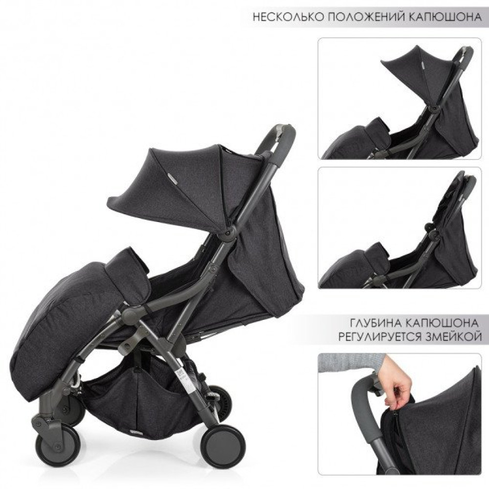 Прогулочная коляска El Camino Handy ME 1034L Graphite