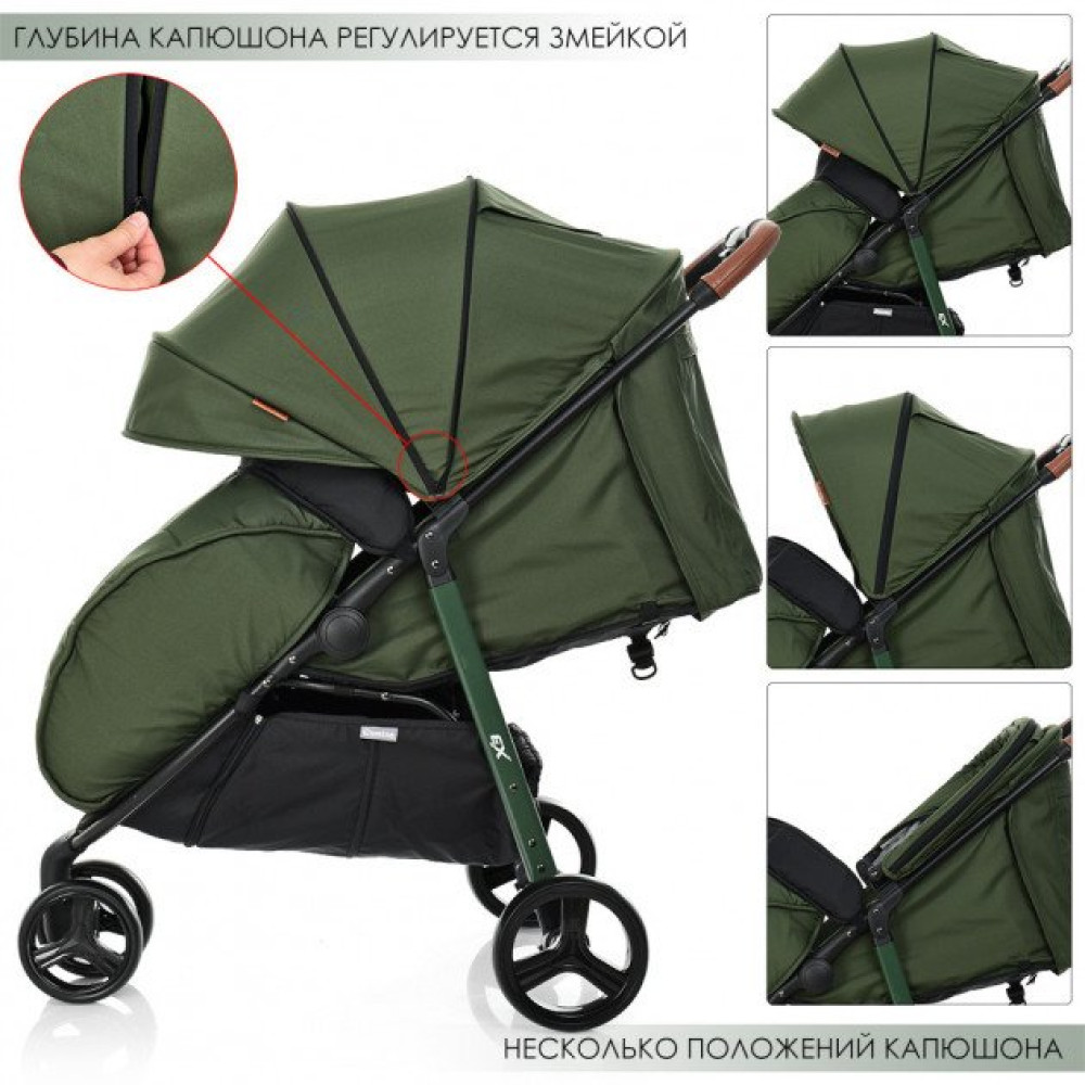 Прогулочная коляска El Camino X3 ME 1025 Khaki