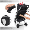 Прогулочная коляска El Camino Yoga II M 3910-3 Black-red