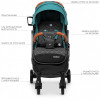 Прогулянкова коляска El Camino Yoga II M 3910 Turquoise