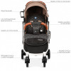 Прогулочная коляска El Camino Yoga II M 3910 Sand-W