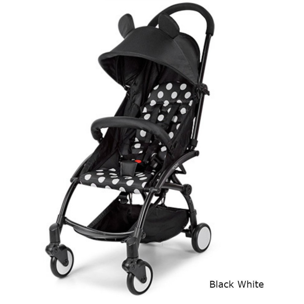 Прогулочная коляска El Camino Yoga M 3548-2-2 black-white