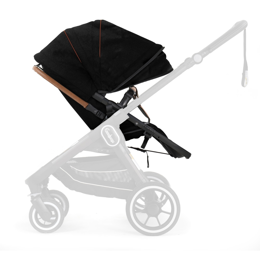 Модульная система Emmaljunga NXT 2 в 1 Outdoor Black Модульная система Emmaljunga NXT 2 в 1 Outdoor Black