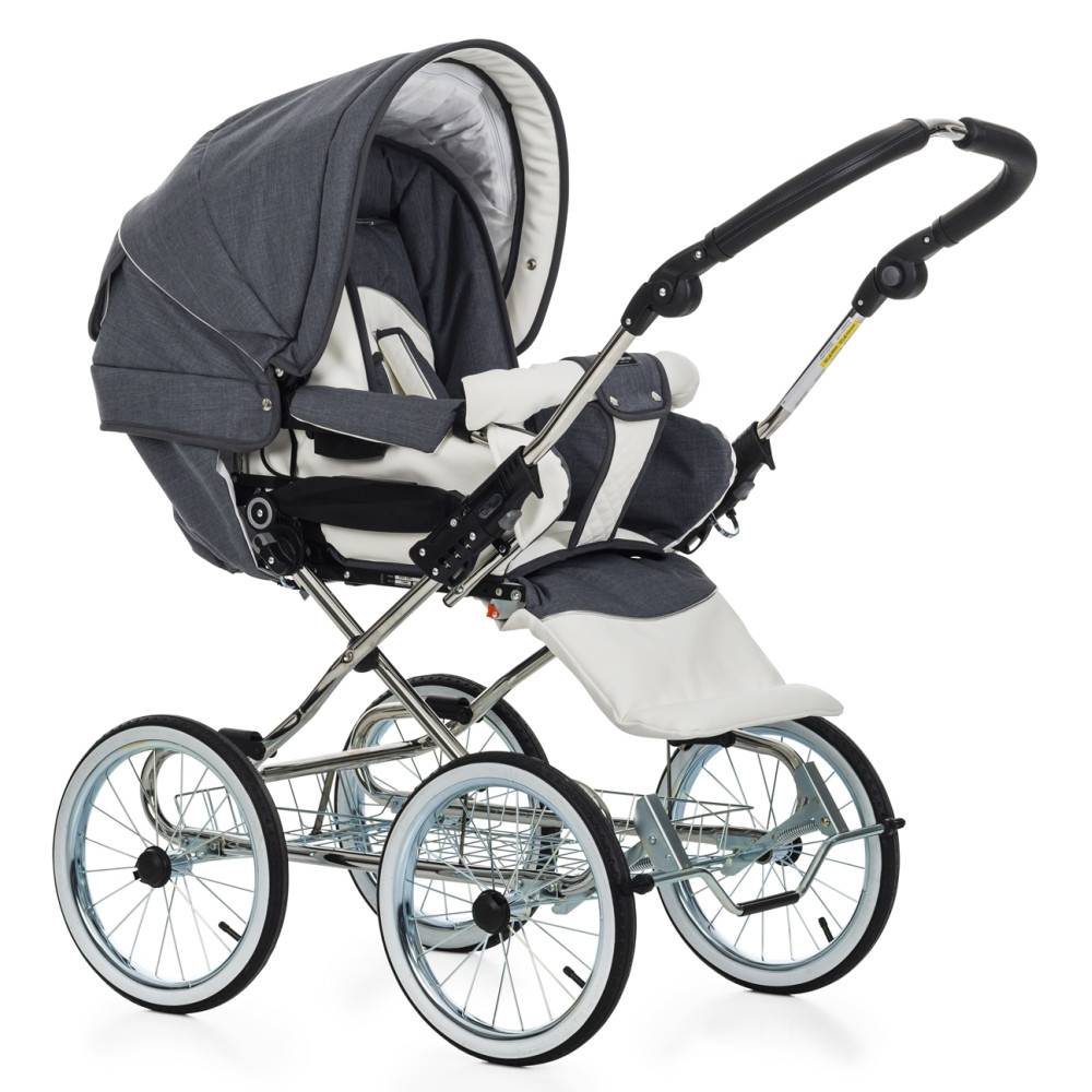 Класична коляска Emmaljunga Mondial De Luxe Lounge Grey