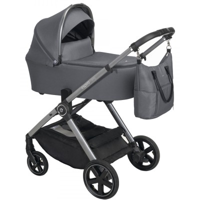 Коляска 2 в 1 Espiro Only New 17 Graphite street (silver frame)