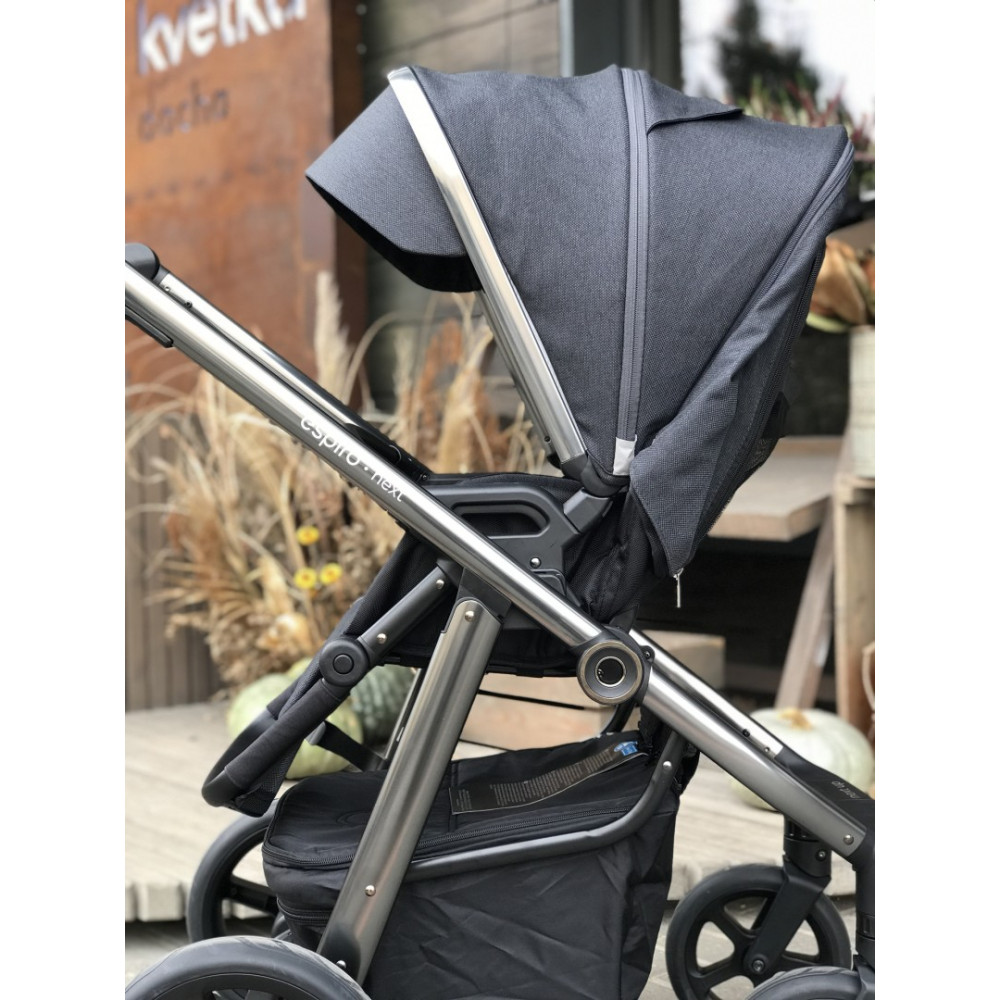 Коляска 2 в 1 Espiro Next Up Chrome 617 Graphite Moon
