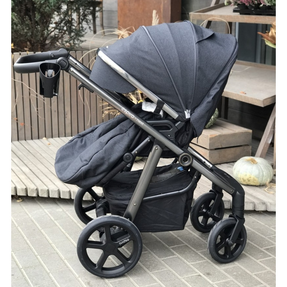 Коляска 2 в 1 Espiro Next Up Chrome 617 Graphite Moon