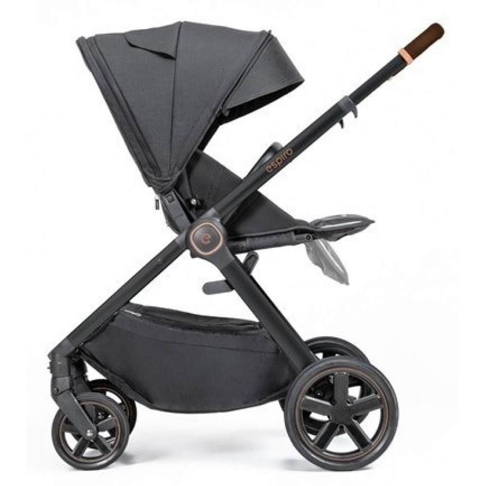 Коляска 2 в 1 Espiro Only 110 Black Space (black&rosegold frame)