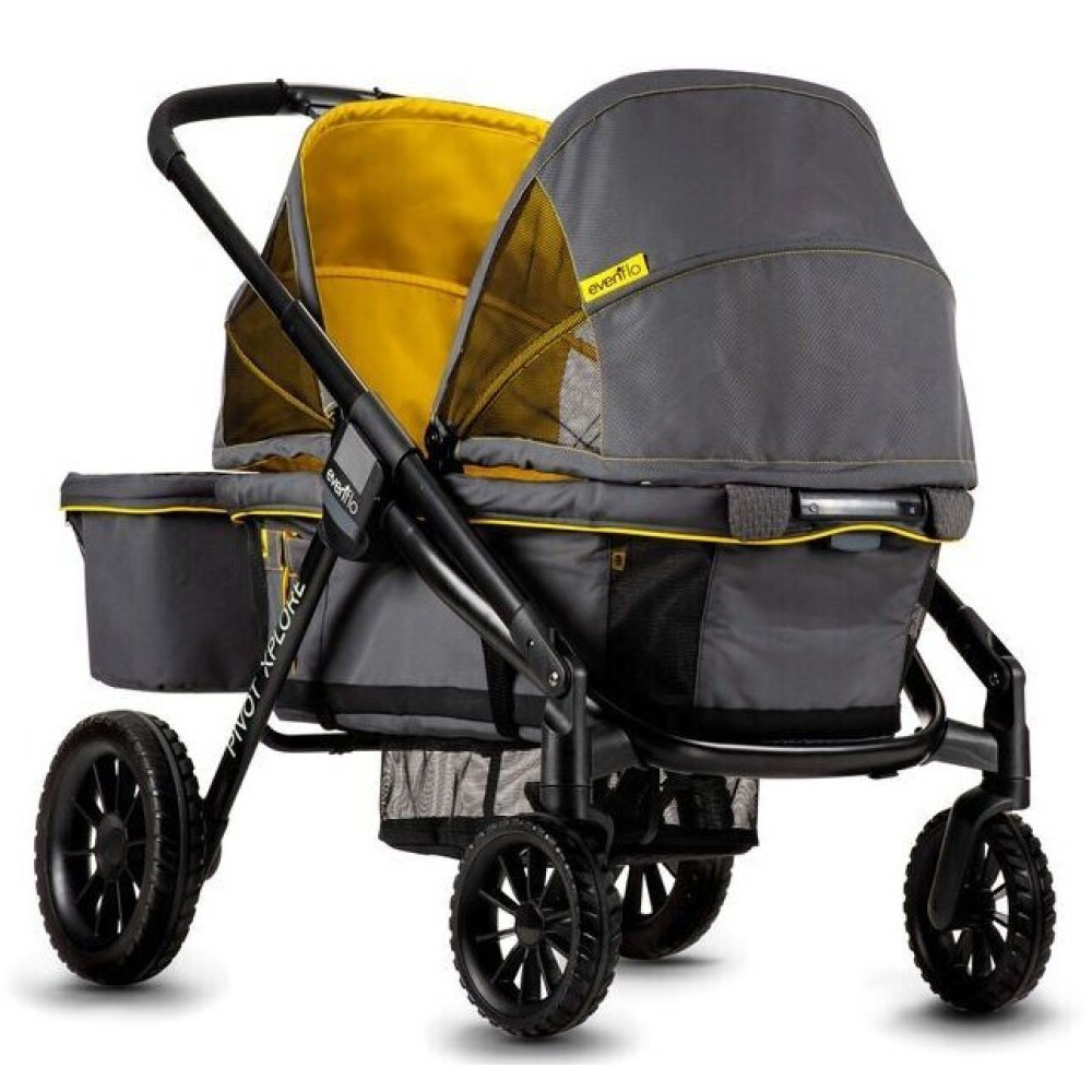 Прогулянкова коляска Evenflo Pivot Xplore All-Terrain Stroller Wagon Adventurer для погодок Прогулянкова коляска Evenflo Pivot Xplore All-Terrain Stroller Wagon Adventurer для погодок