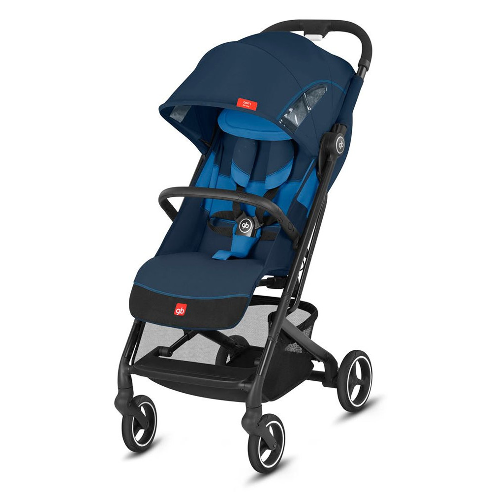 Прогулянкова коляска GB QBit Plus All-City B Night blue navy blue