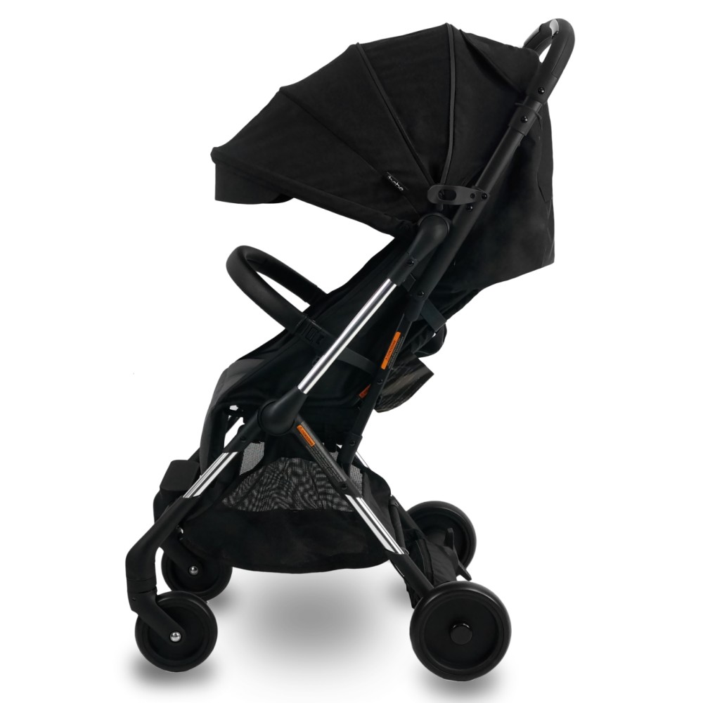 iBebe i-Stop Mini - прогулянкова коляска з автоматичною гальмівною системою, компактна • Mi2 Black