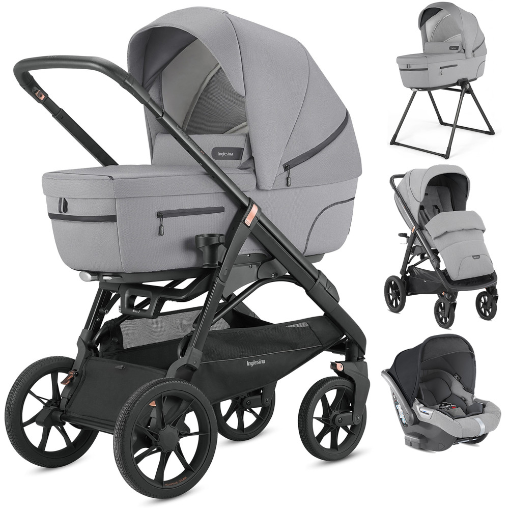 Коляска 4 в 1 Inglesina Aptica XT Horizon Grey - автокресло Cab