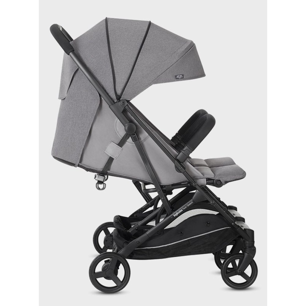 Прогулочная коляска для двойни Inglesina Twin Sketch Grey (Инглезина ...