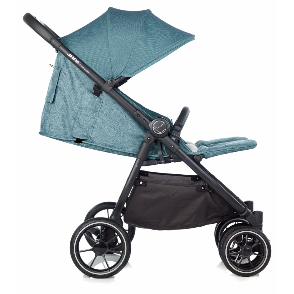 Прогулочная коляска для двойни Jane Twinlink T34 черный