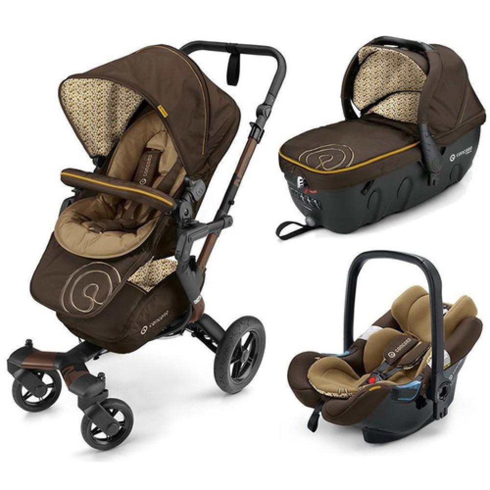 Коляска 3 в 1 Concord Neo Travel Set Walnut Brown