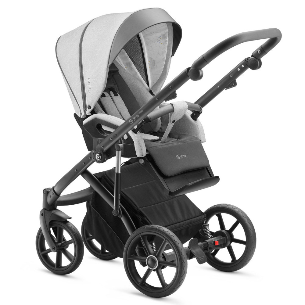Коляска 2 в 1 Jedo Tamel Black TA-T25