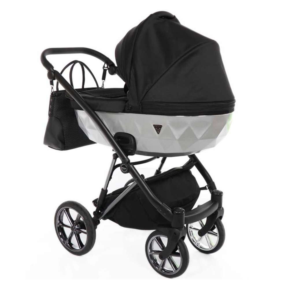 Коляска 2 в 1 Junama Diamond V-Plus 01 Silver (Юнама Даймонд В-Плюс)