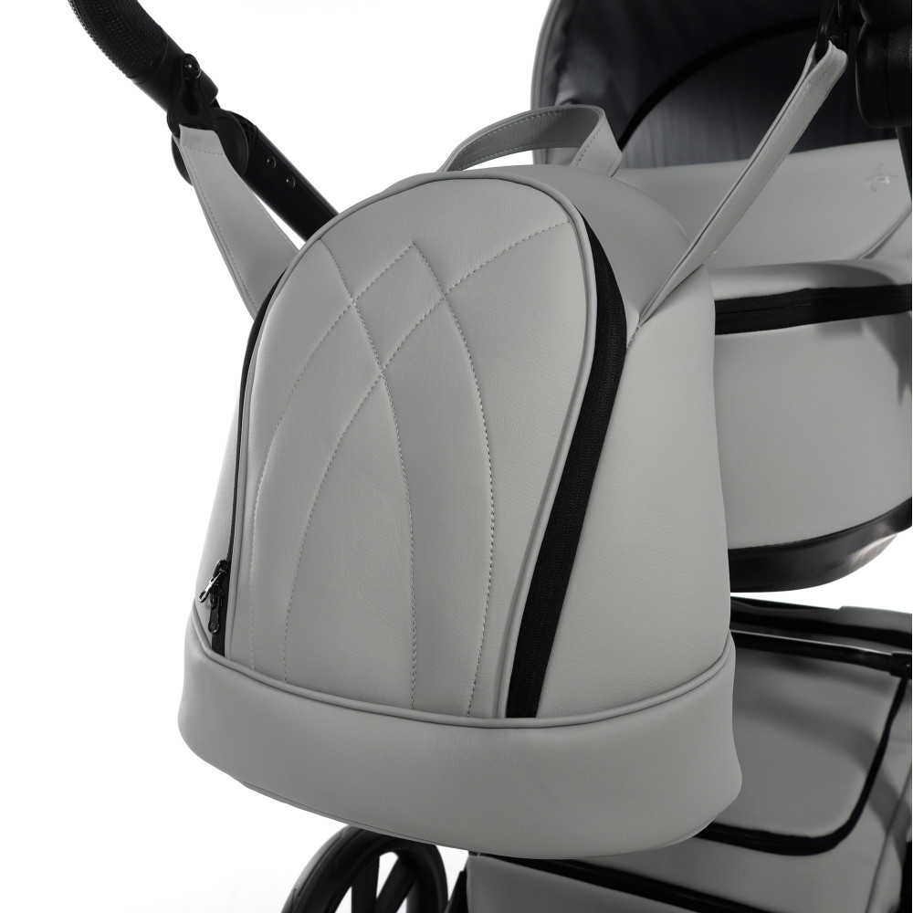 Коляска 2 в 1 Junama Space Grey Eco 01 эко кожа (J-SpE-01)