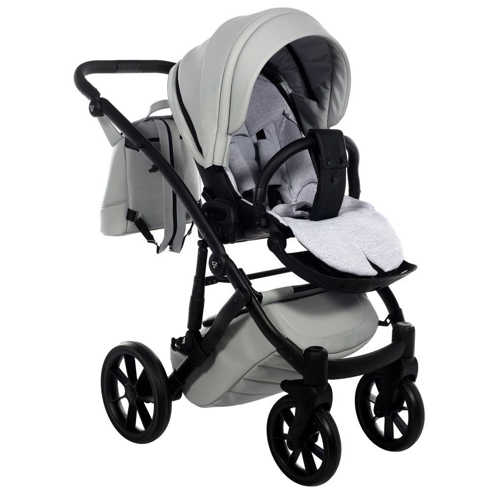 Коляска 2 в 1 Junama Space Grey Eco 01 эко кожа (J-SpE-01)