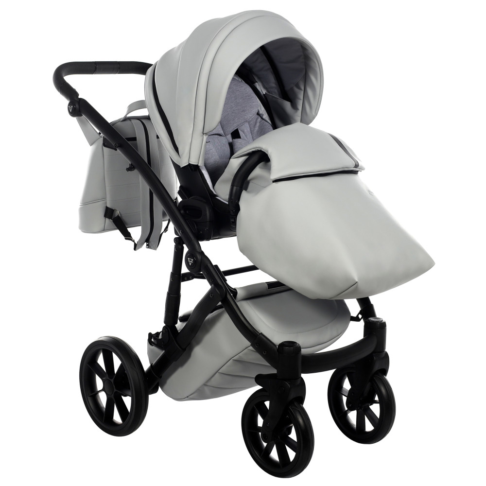 Коляска 2 в 1 Junama Space Grey Eco 01 эко кожа (J-SpE-01)