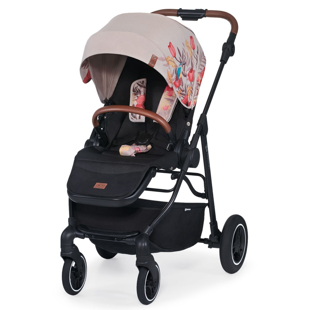 Kinderkraft All Road - прогулянкова коляска з великими колесами та реверсивним блоком (сидіння встановлюється обличчям до мами) • Road Bird (KKWALROBIR0000)