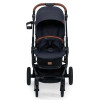 Kinderkraft All Road - прогулочная коляска с большими колёсами и реверсивным блоком (сиденье устанавливается лицом к маме), портативная Bluetooth-колонка iDance Cuty Sealion 10W в подарок • Imperial Blue (KKWALRONAV0000)