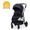 Kinderkraft All Road - прогулочная коляска с большими колёсами и реверсивным блоком (сиденье устанавливается лицом к маме), портативная Bluetooth-колонка iDance Cuty Sealion 10W в подарок • Imperial Blue (KKWALRONAV0000)