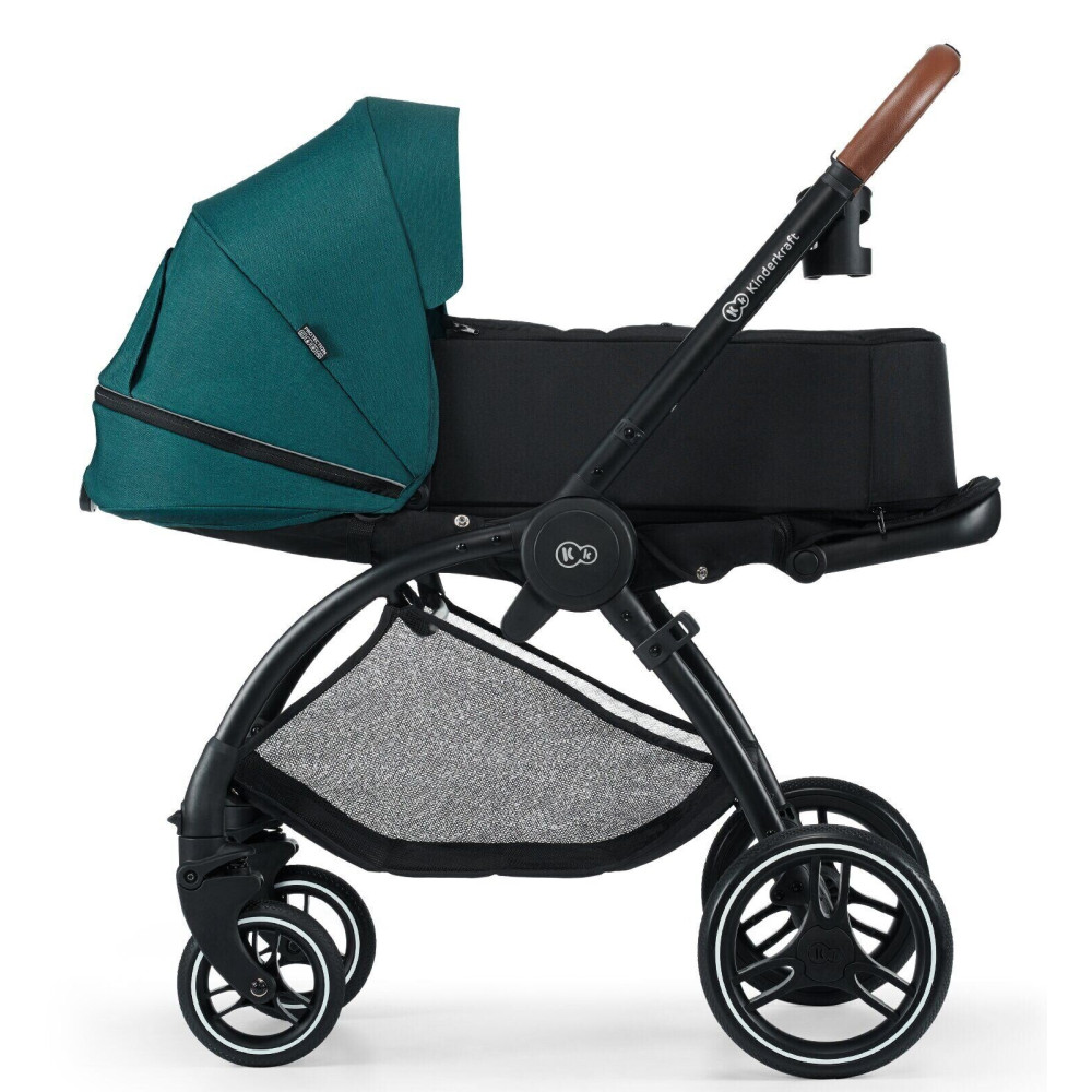 Коляска 2 в 1 Kinderkraft Evolution Cocoon Midnight Green Коляска 2 в 1 Kinderkraft Evolution Cocoon Midnight Green