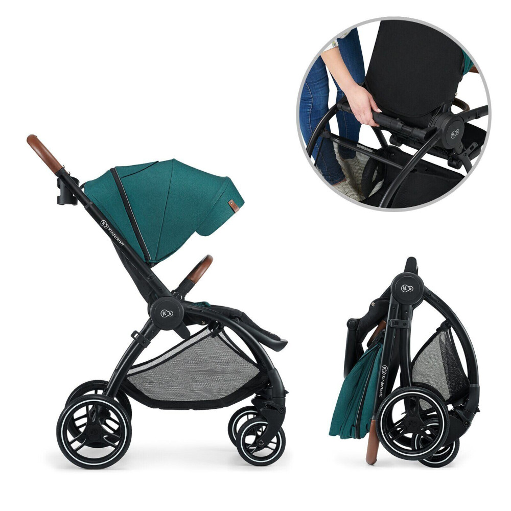 Коляска 2 в 1 Kinderkraft Evolution Cocoon Midnight Green Коляска 2 в 1 Kinderkraft Evolution Cocoon Midnight Green