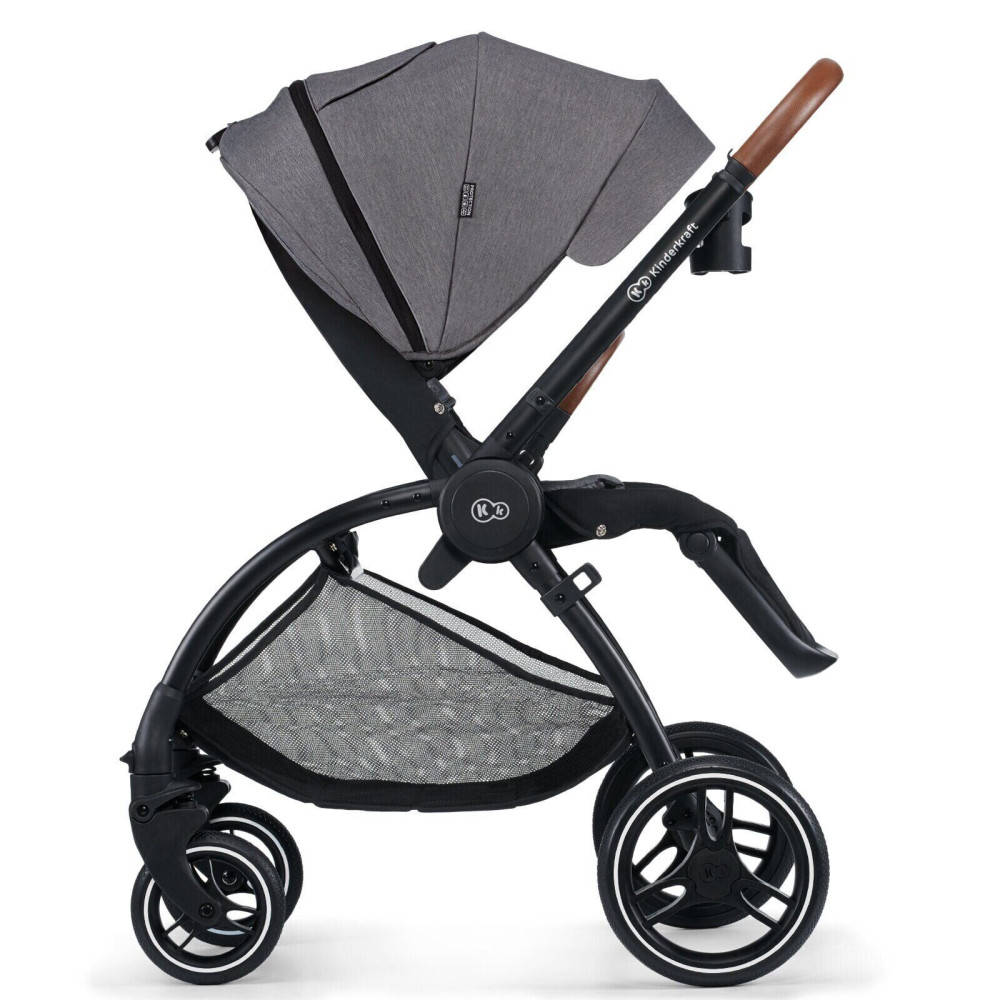 Коляска 2 в 1 Kinderkraft Evolution Cocoon Platinum Gray