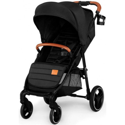 Kinderkraft Grande 2020 - прогулочная коляска с большими колесами • Black (KKWGRANBLK000N)