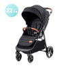Прогулочная коляска Kinderkraft Grande Plus Black (KSGRAN00BLK0000)