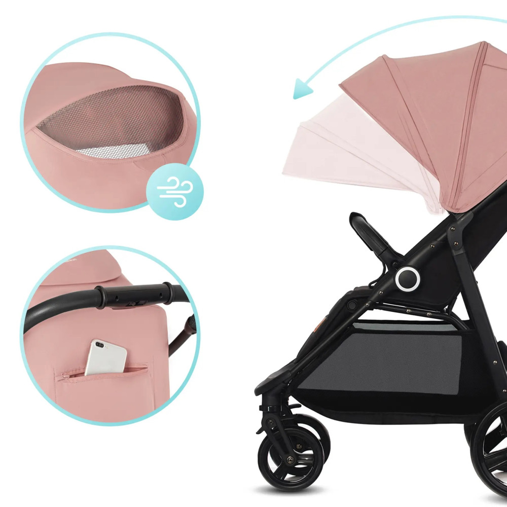 Прогулочная коляска Kinderkraft Grande Plus Grey (KSGRAN00GRY0000)