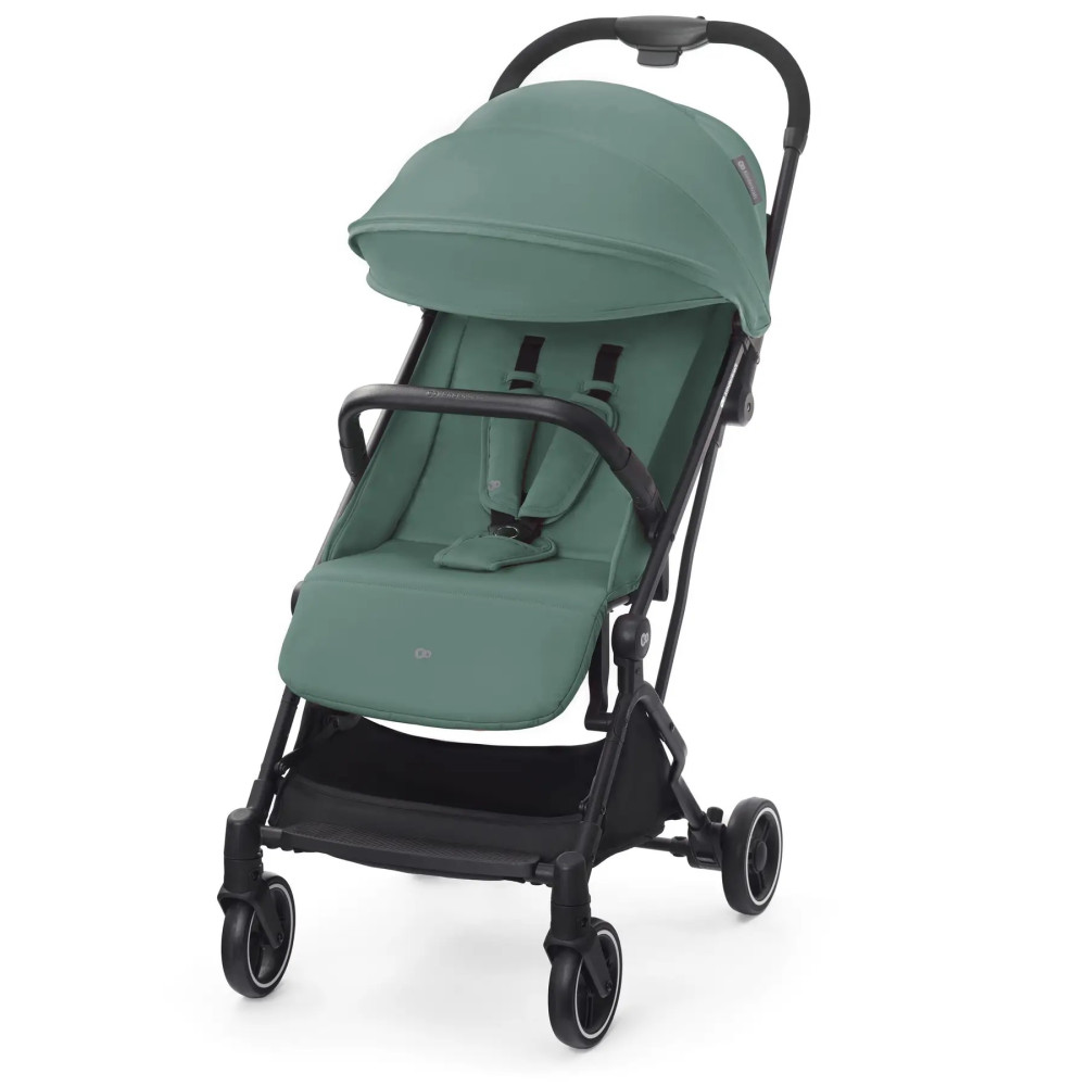 Kinderkraft Indy 2 - легка прогулянкова коляска для подорожей • Sea Green (KSINDY00GRE0000)