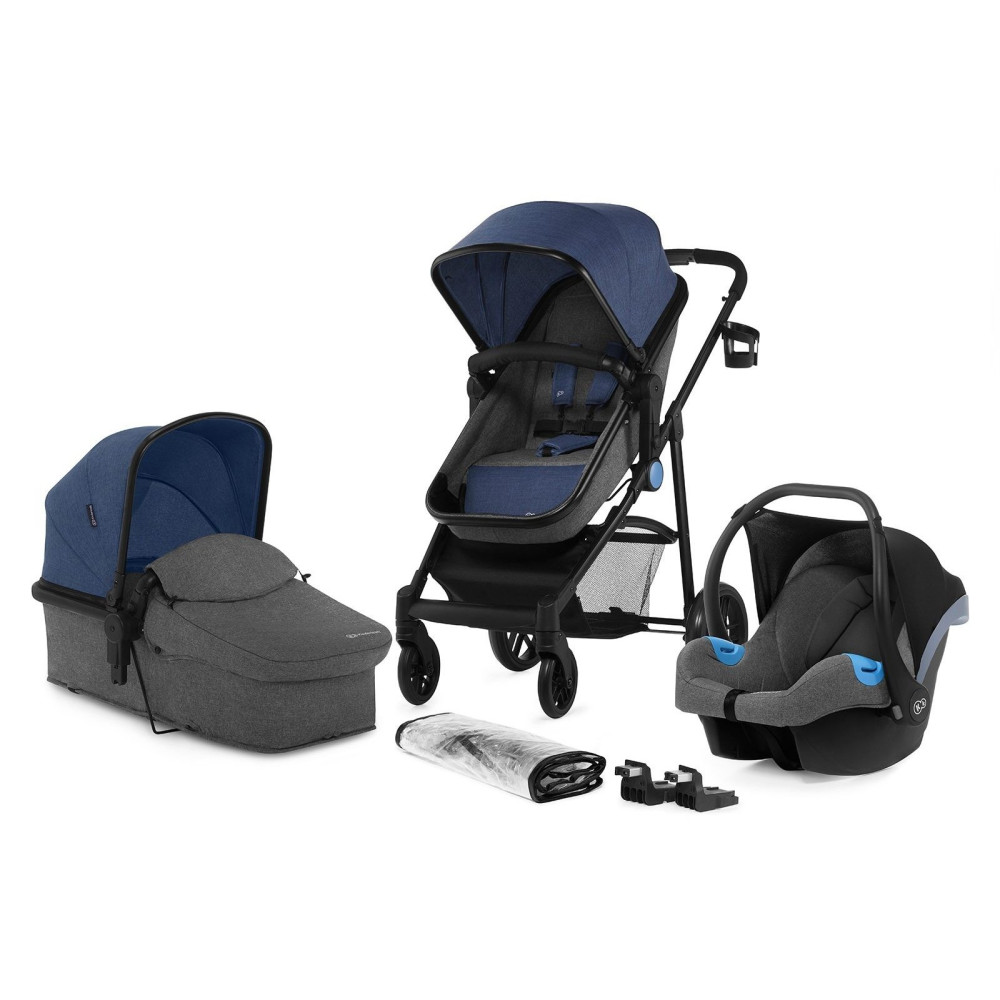 Коляска 3 в 1 Kinderkraft Juli Denim