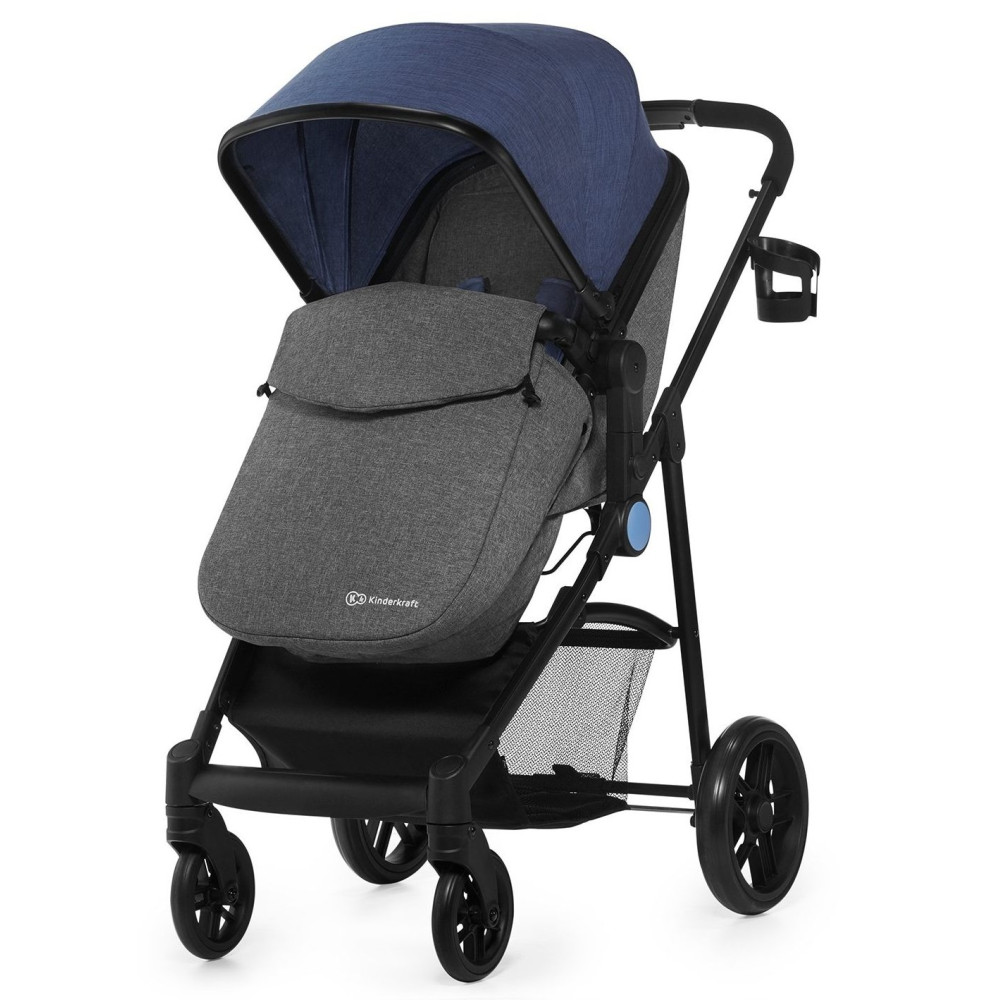 Коляска 3 в 1 Kinderkraft Juli Denim
