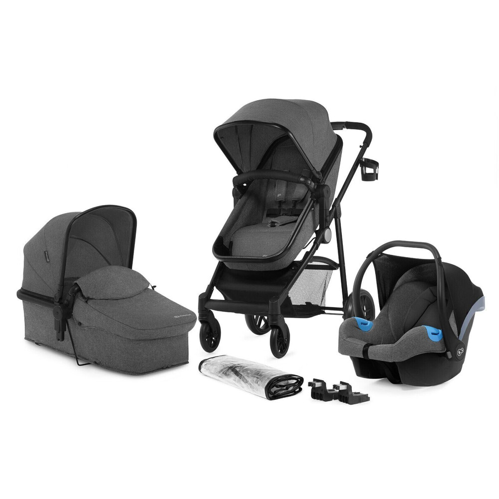 Коляска 3 в 1 Kinderkraft Juli Gray