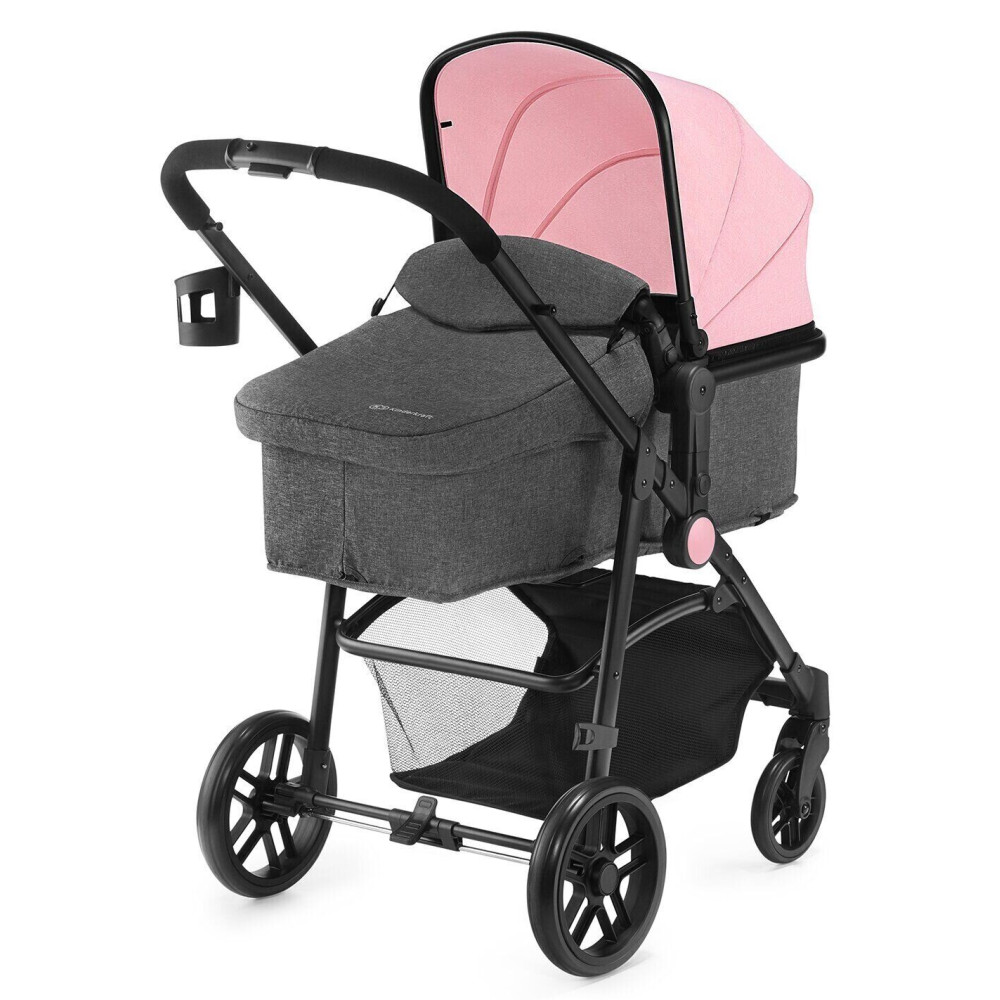 Коляска 3 в 1 Kinderkraft Juli Pink (KKWJULIPNK3000)