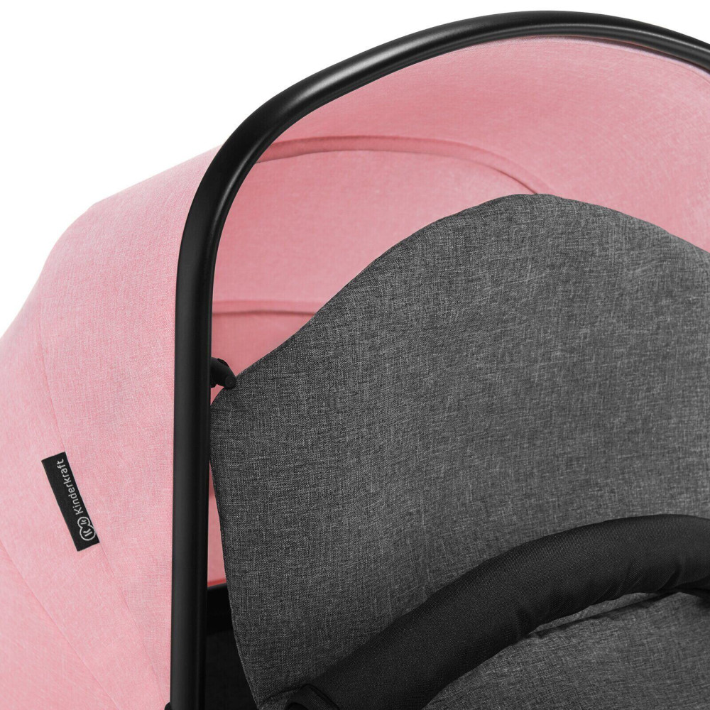 Коляска 3 в 1 Kinderkraft Juli Pink (KKWJULIPNK3000)