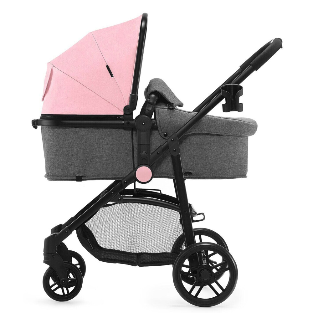 Коляска 3 в 1 Kinderkraft Juli Pink (KKWJULIPNK3000)