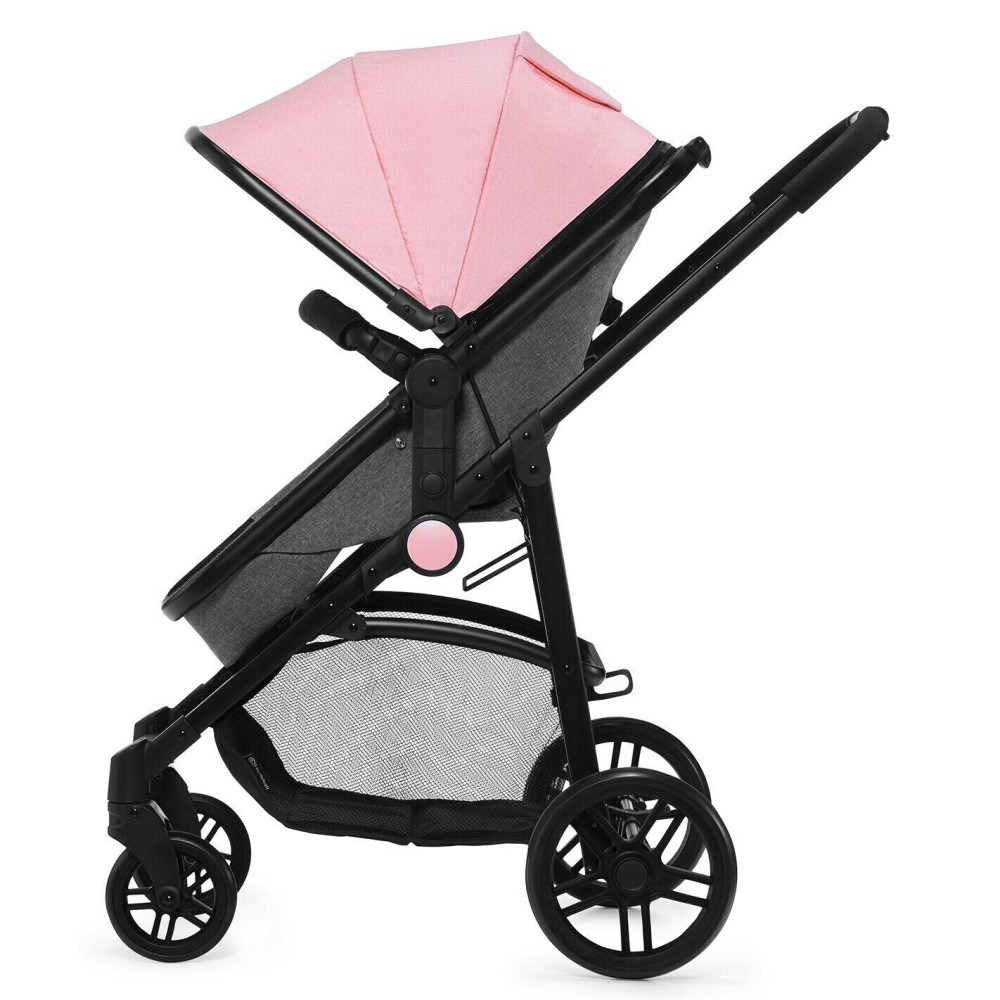 Коляска 3 в 1 Kinderkraft Juli Pink (KKWJULIPNK3000)