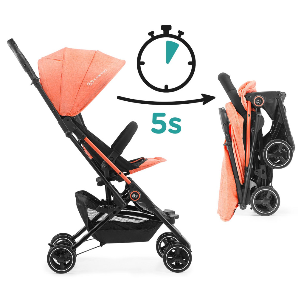 Прогулочная коляска Kinderkraft Mini Dot Coral Прогулочная коляска Kinderkraft Mini Dot Coral